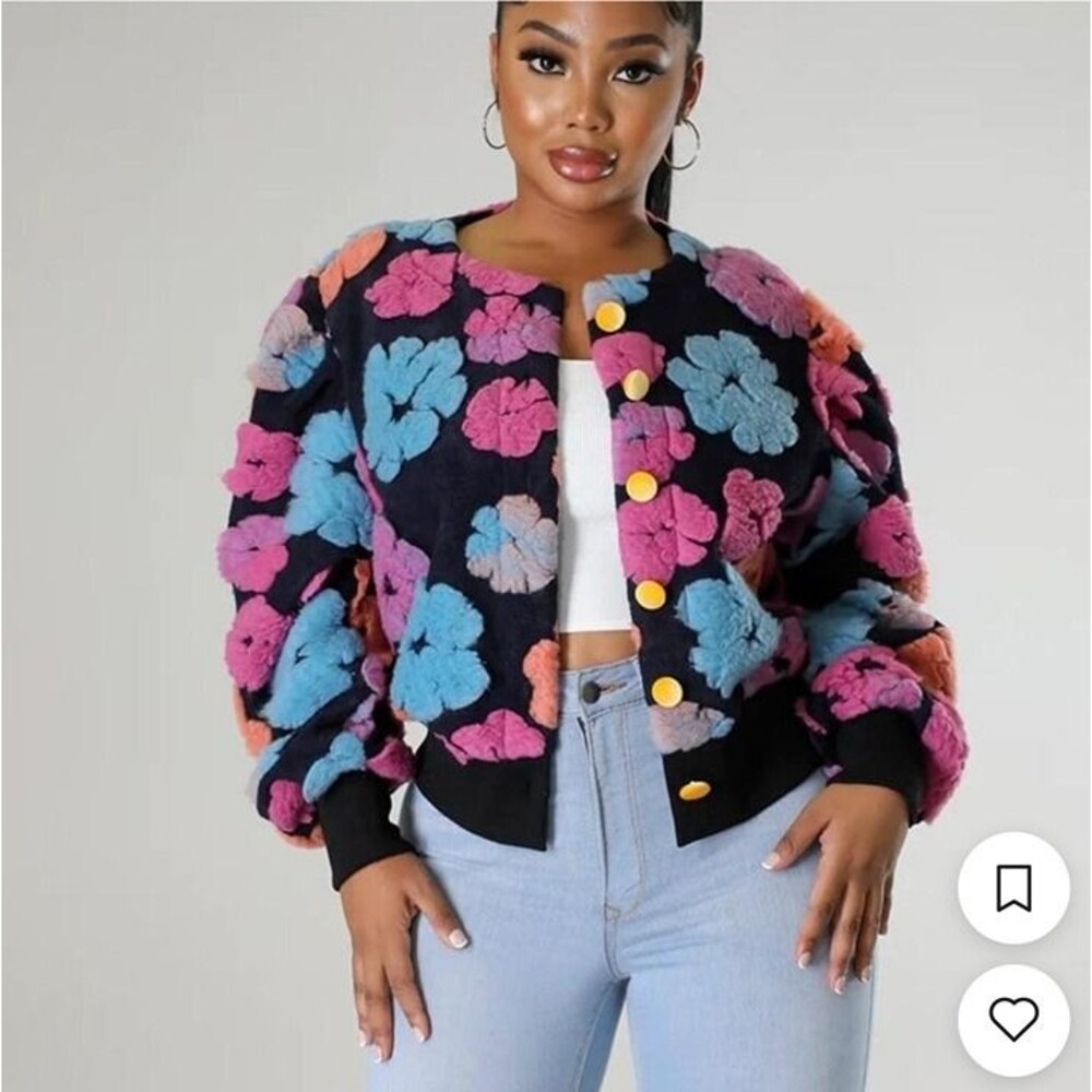 Flower Tufted Jacket